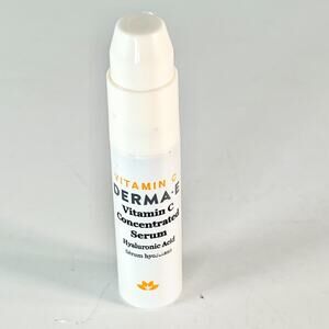 Derma-E Vitamin C Concentrated Serum Hyaluronic Acid Travel .25 fl oz 7ml New